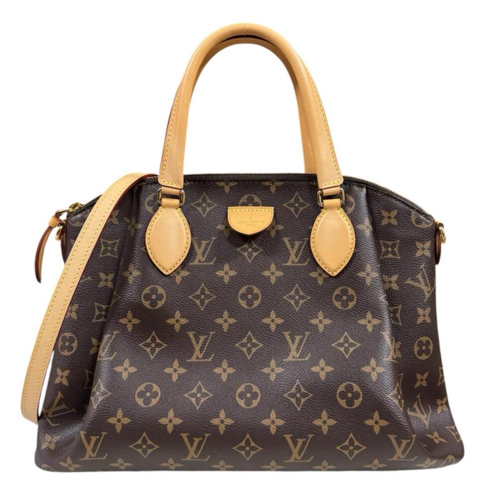 Louis Vuitton Rivoli MM Monogram Shoulder Bag, Canvas M44546 Brown, Women's L...